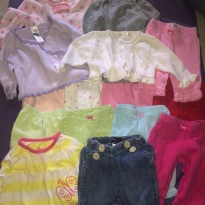 15 piece Newborn 0-3 baby girl lot